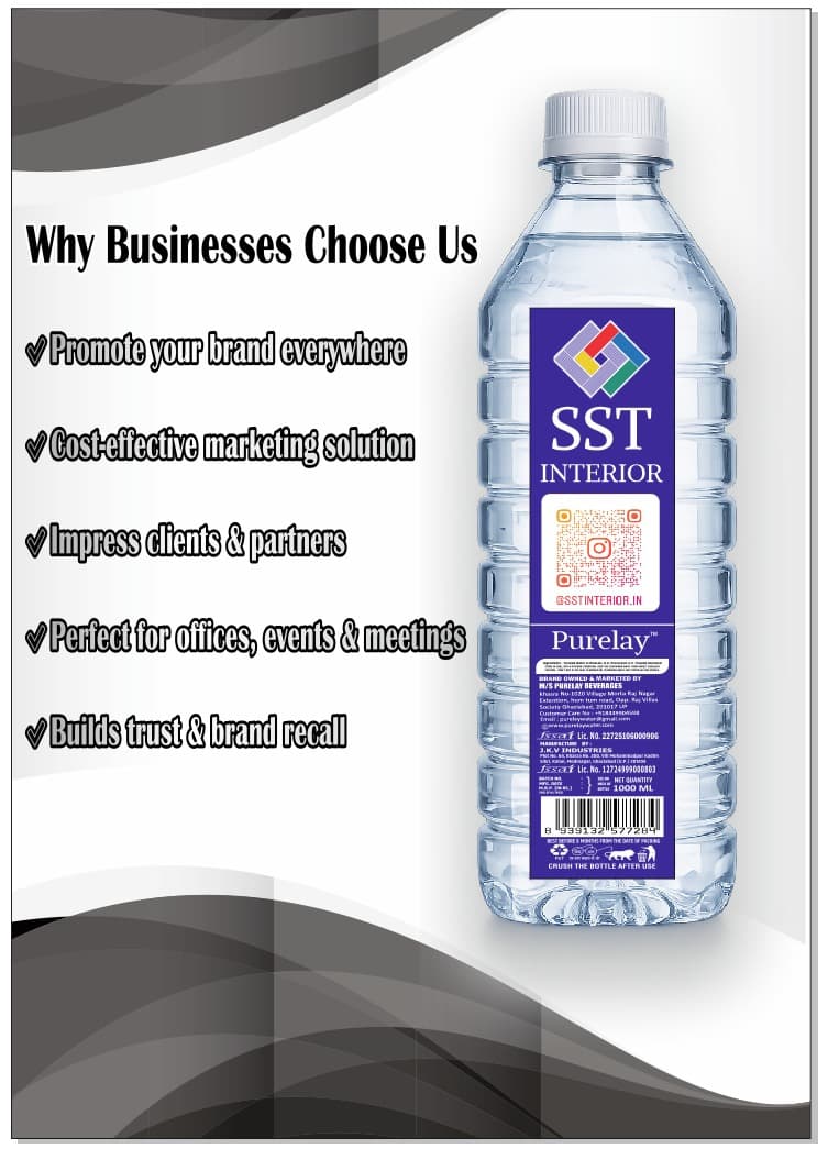 Premium wedding branded water bottles