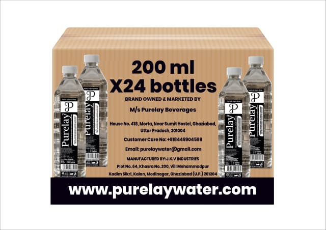 200ml pack of Clear Premium Water